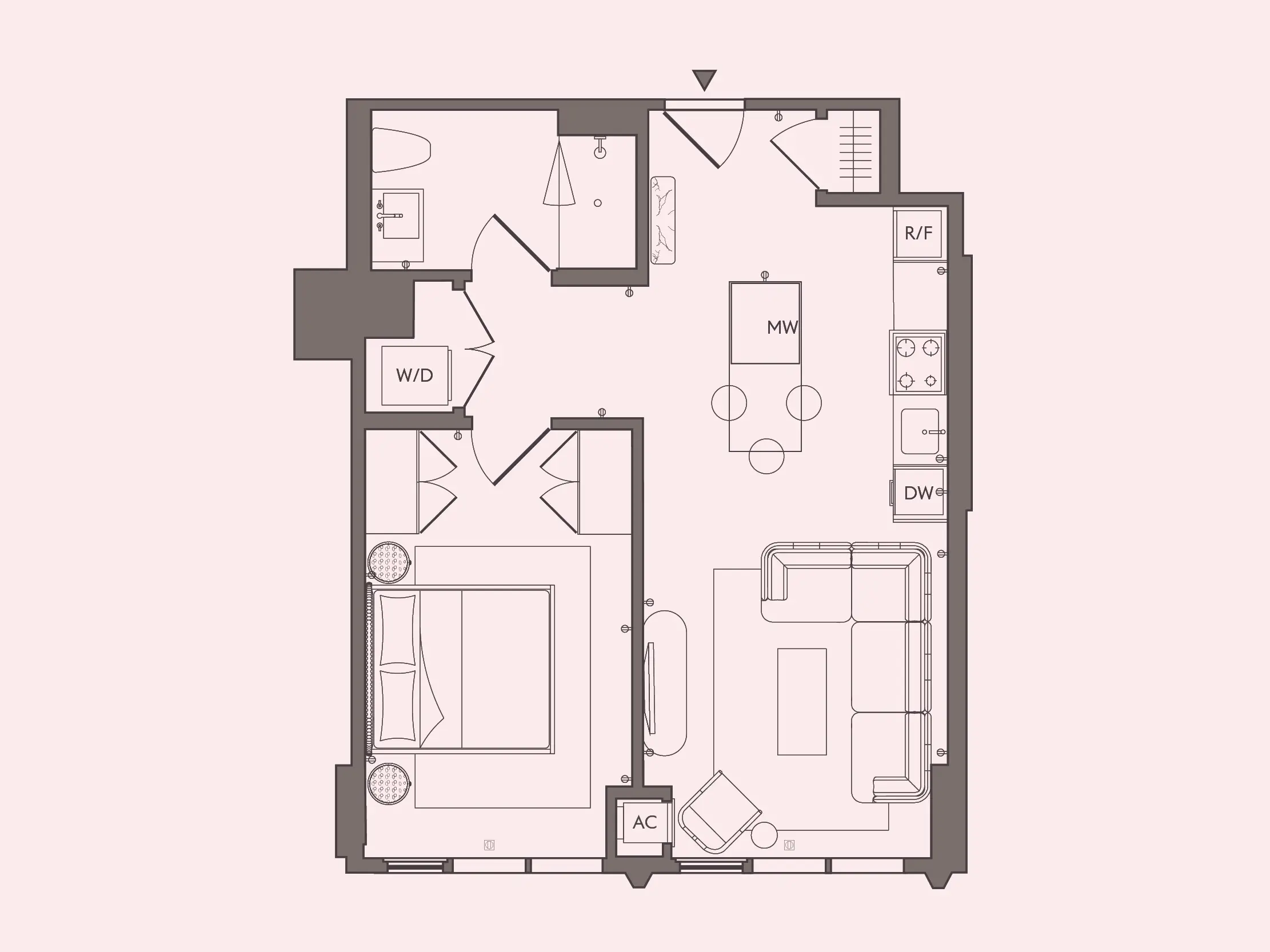 Medium 1BR - Unit 10