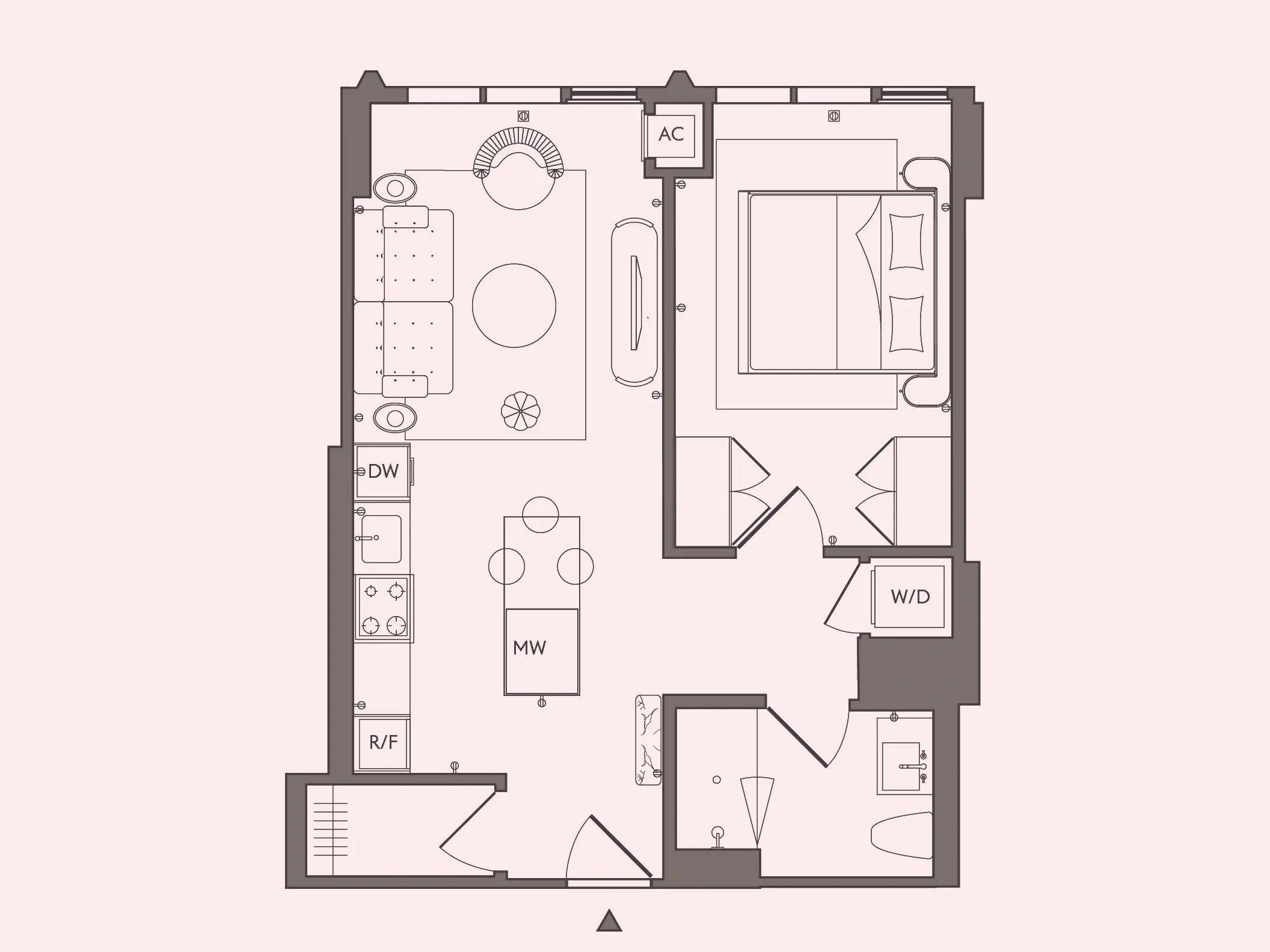 Medium 1BR - Unit 04