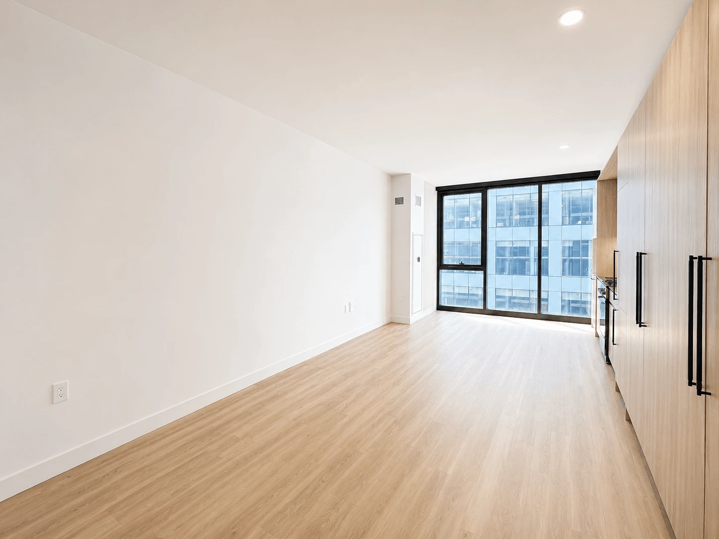 Living area in Large Studio - Unit 01, Unit 1 at Stead 220, Fulton Market