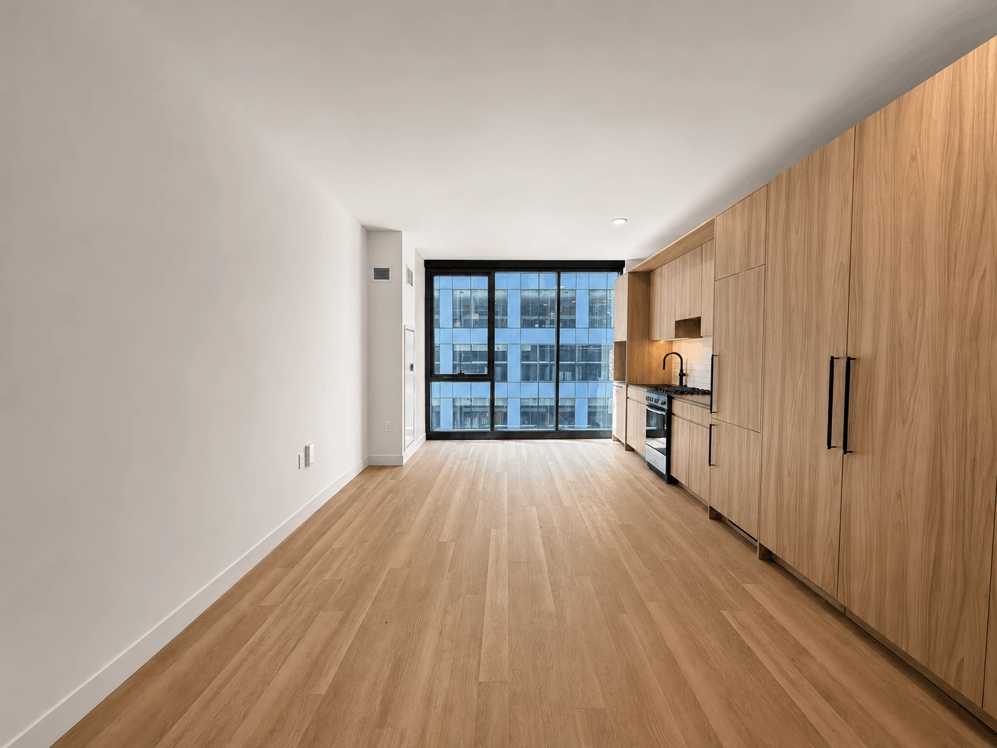 Living area in Large Studio - Unit 01, Unit 1 at Stead 220, Fulton Market