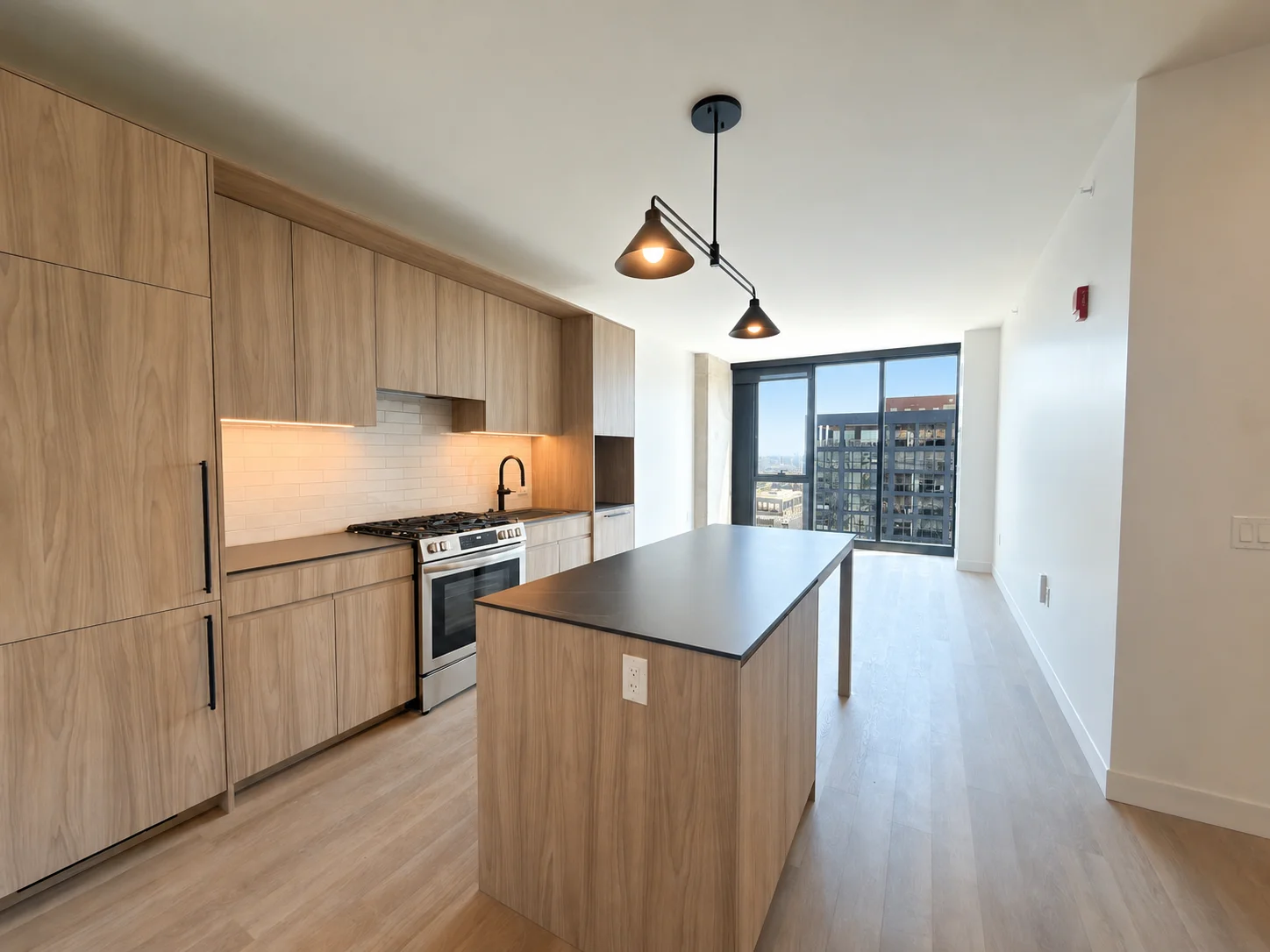 Living area in Medium 1BR - Unit 10, Unit 10 at Stead 220, Fulton Market