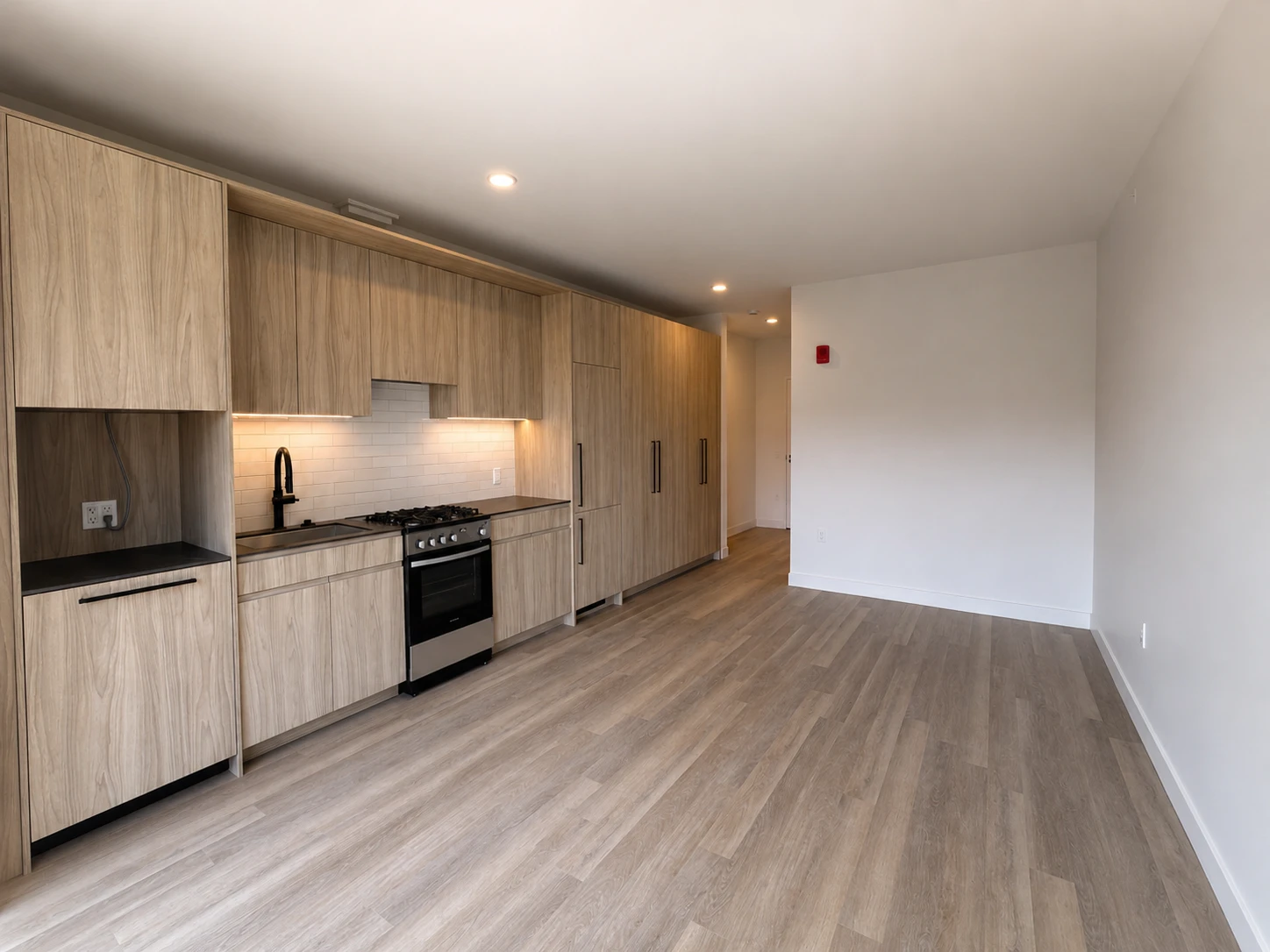 Living area in Medium Studio - Unit 11, Unit 11 at Stead 220, Fulton Market