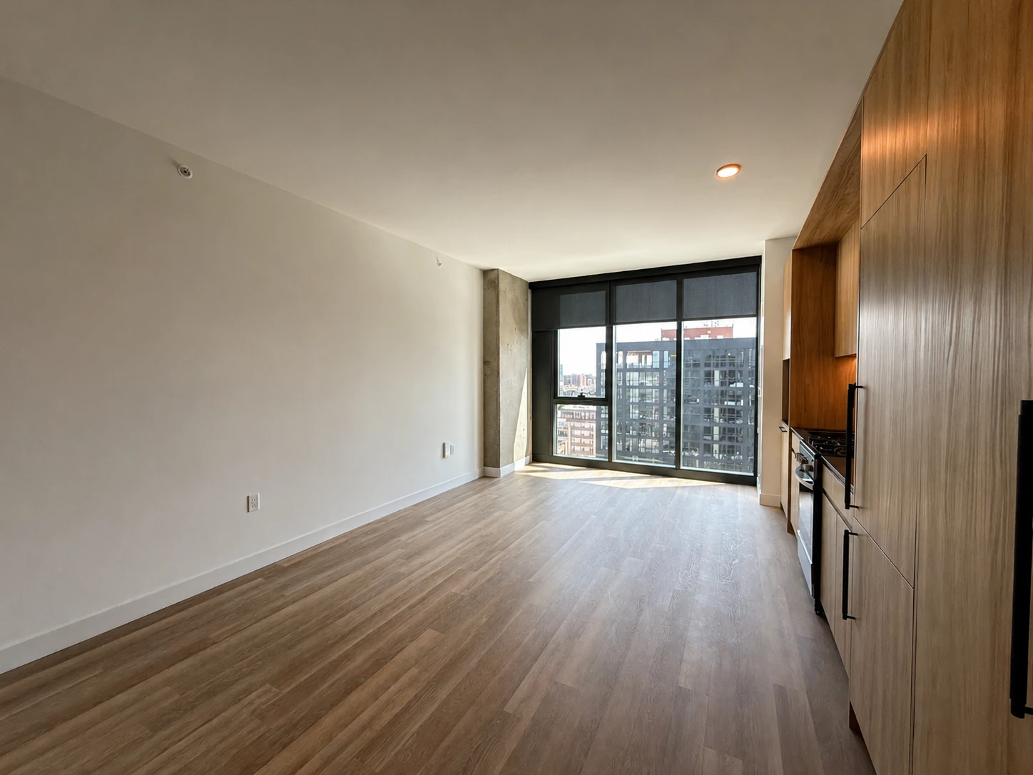 Living area in Medium Studio - Unit 11, Unit 11 at Stead 220, Fulton Market