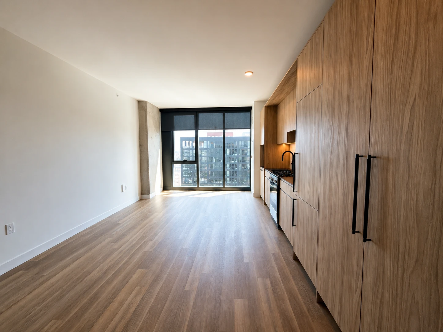 Living area in Medium Studio - Unit 11, Unit 11 at Stead 220, Fulton Market
