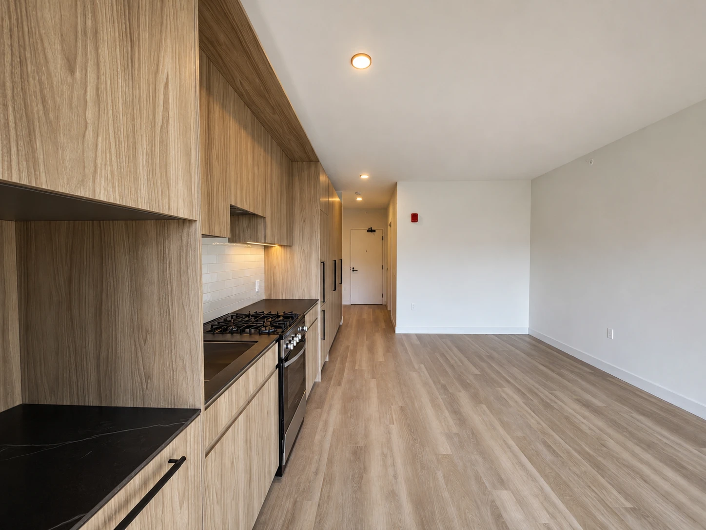 Living area in Medium Studio - Unit 11, Unit 11 at Stead 220, Fulton Market