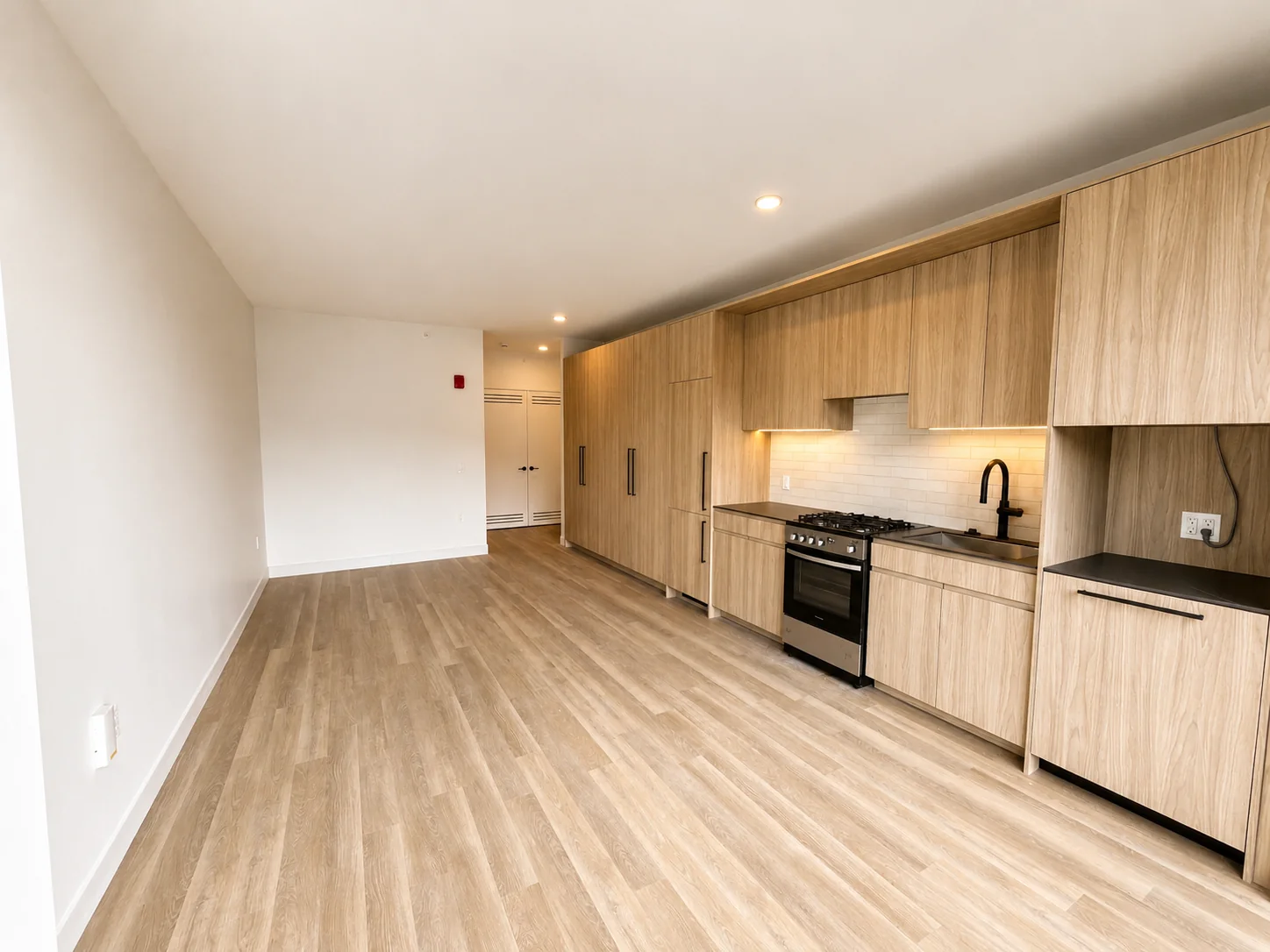 Living area in Large Studio - Unit 13, Unit 13 at Stead 220, Fulton Market