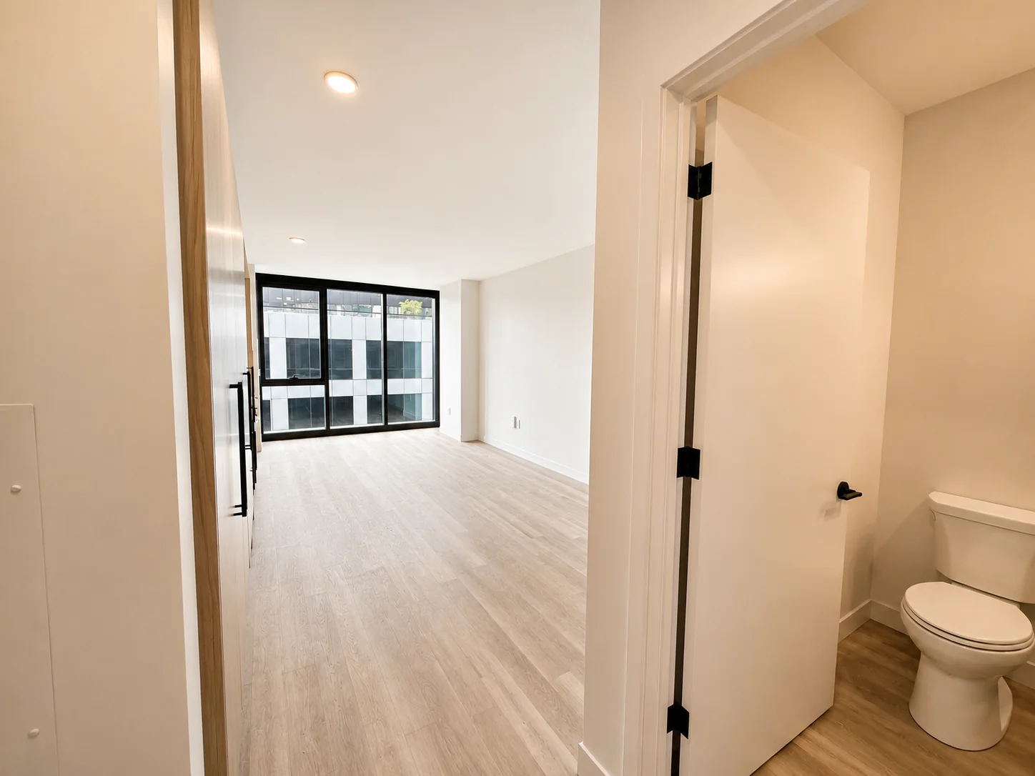 Living area in Large Studio - Unit 13, Unit 13 at Stead 220, Fulton Market