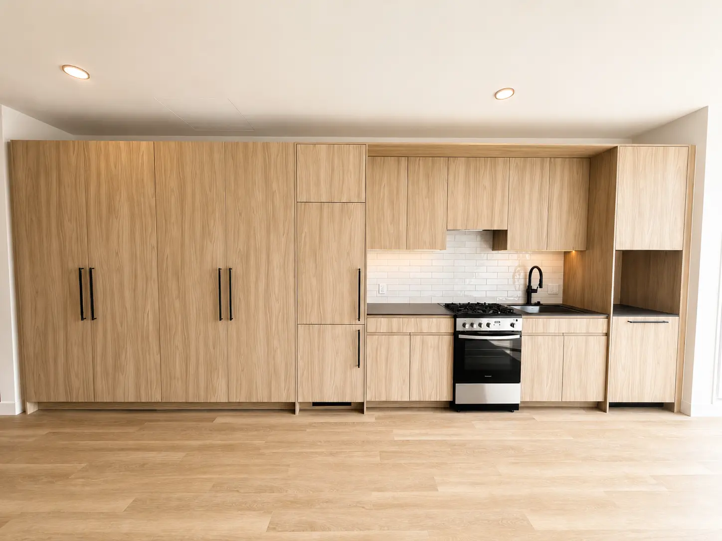Living area in PH Medium Studio - Unit 2809, Unit 2809 at Stead 220, Fulton Market