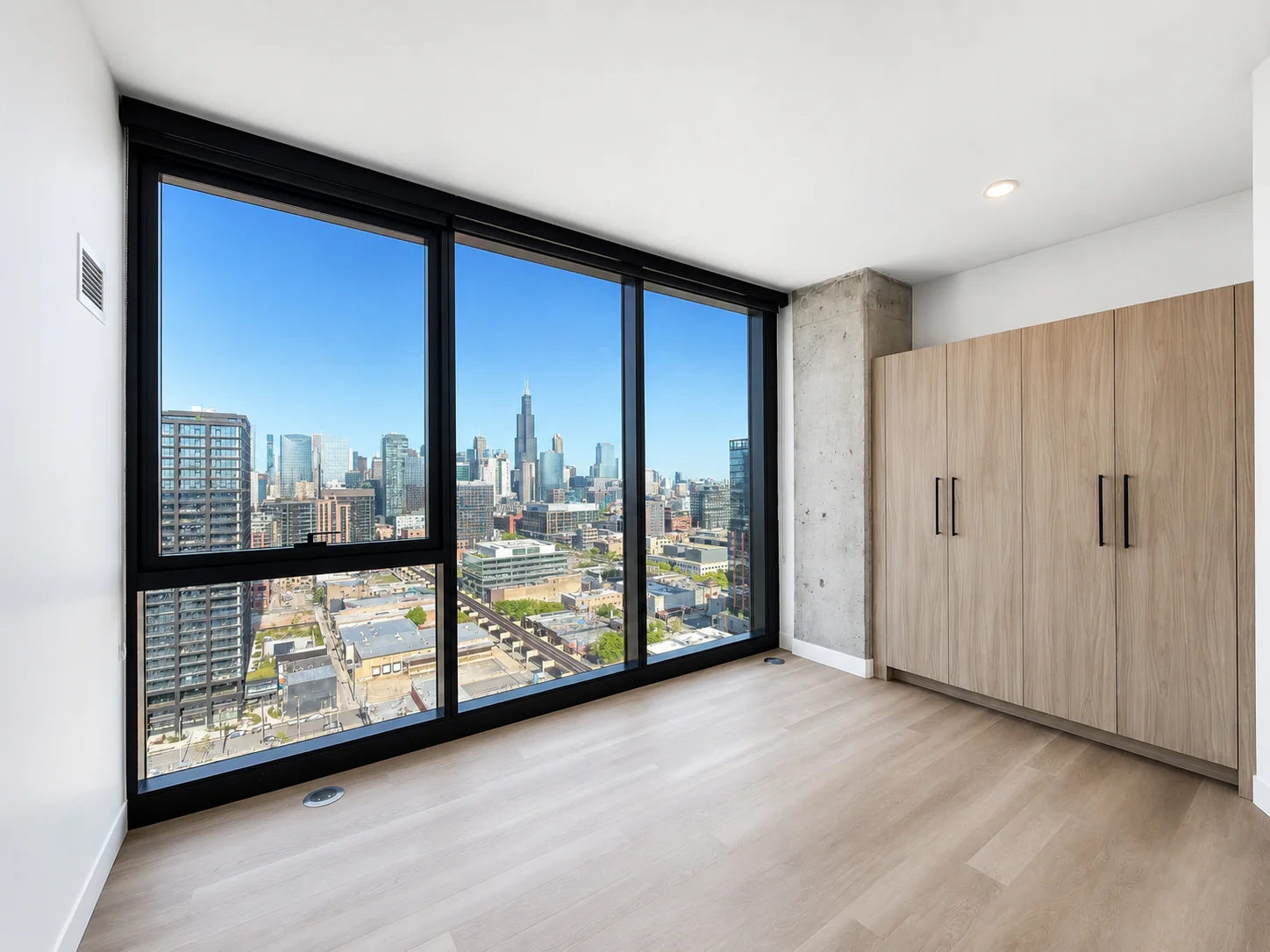 Living area in Large 1BR - Unit 06, Unit 6 at Stead 220, Fulton Market
