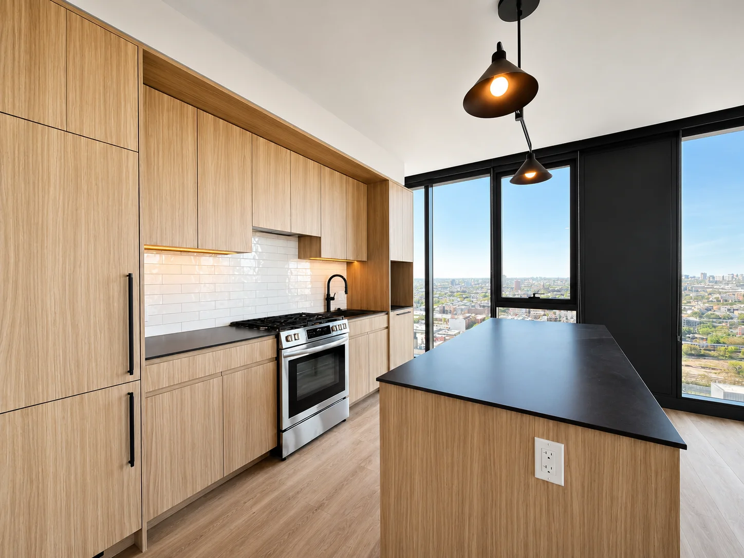 Living area in Large 1BR - Unit 06, Unit 6 at Stead 220, Fulton Market