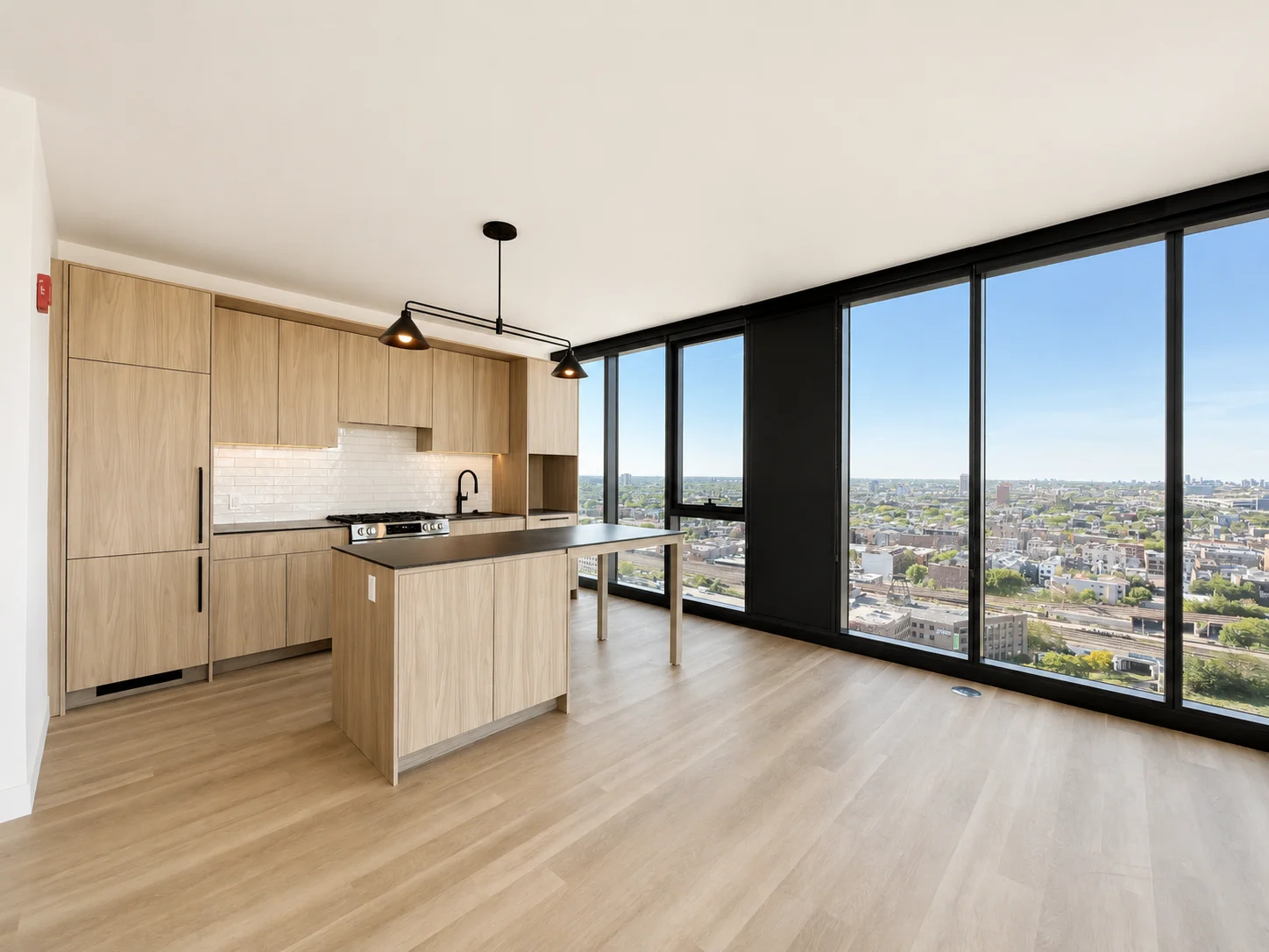 Living area in Large 1BR - Unit 06, Unit 6 at Stead 220, Fulton Market