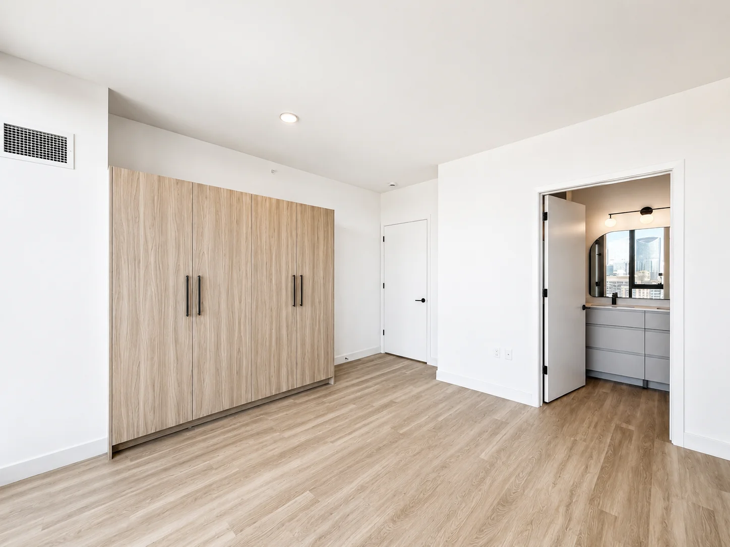 Living area in Medium 2BR - Unit 09, Unit 9 at Stead 220, Fulton Market